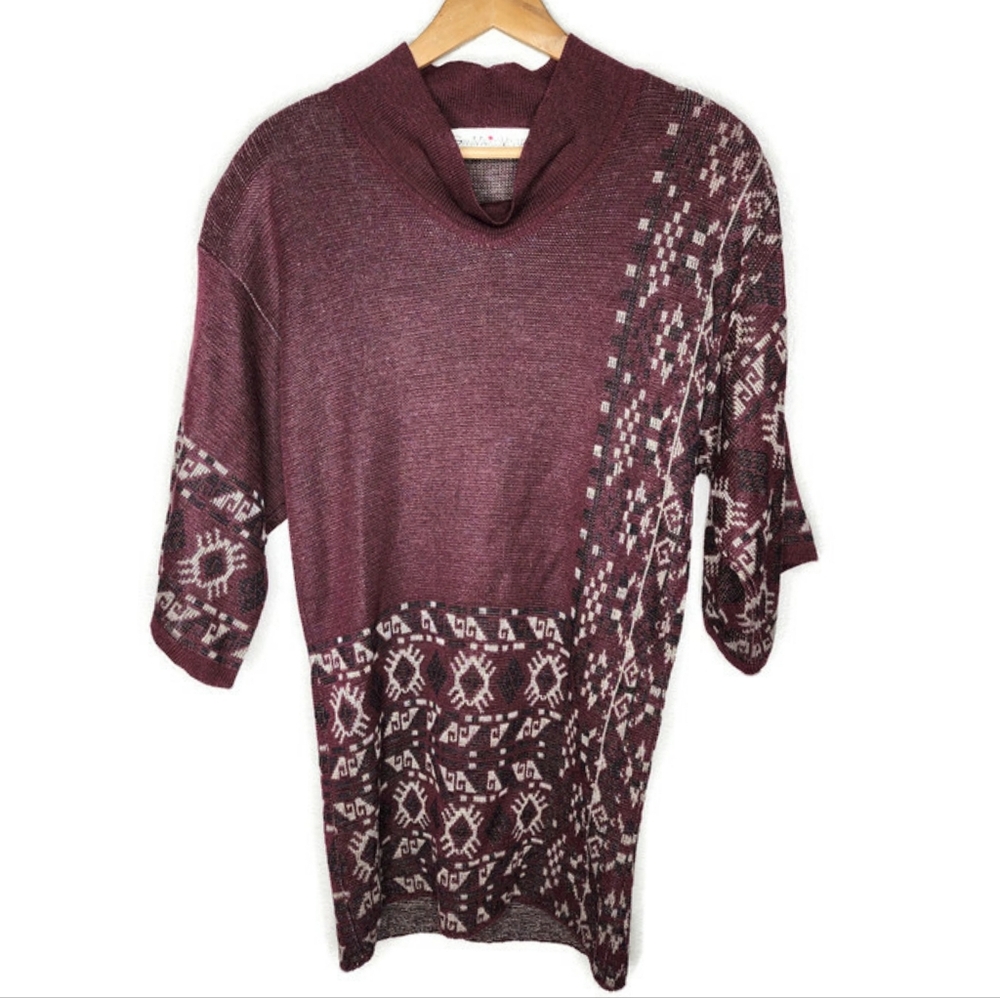 Gian Marco Venturi Vintage Maroon Pullover Sweater Size S